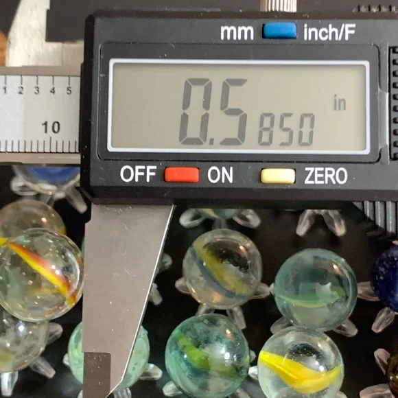 Vintage Bennington & Cat's Eye Colorful Clay & Glass Marbles Multi-Color Marbles - Picture 16 of 16